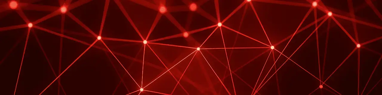 red technology banner background