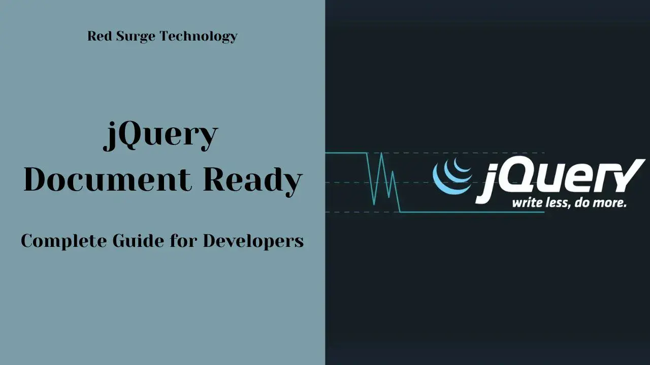 jQuery Document Ready - Complete Guide for Developers - Red Surge Technology