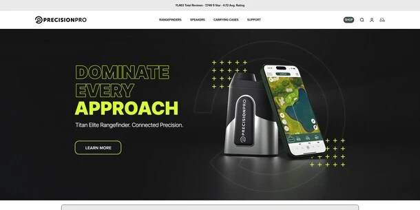 Precision Pro Golf Website